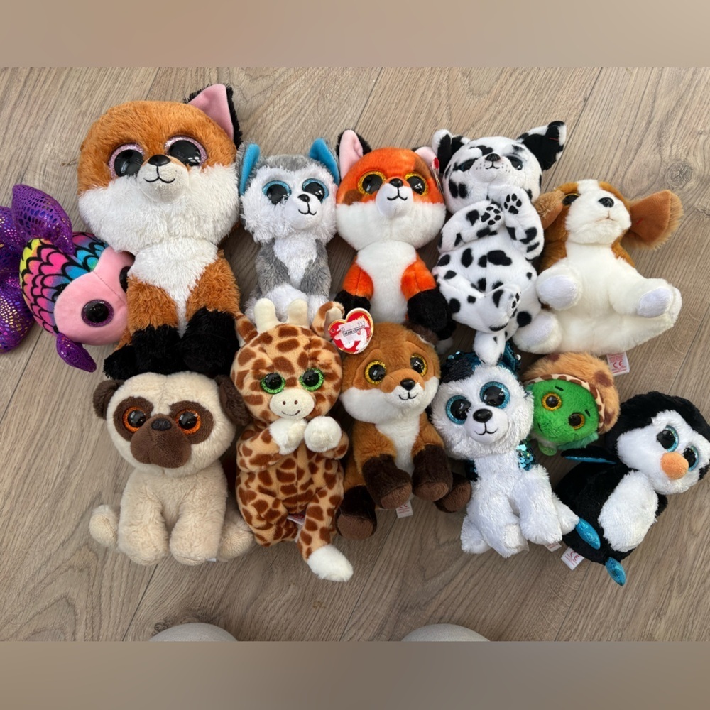 TY Beanie Boos Bundle Lot of 13 Plush w/ Tags Mixed Animals